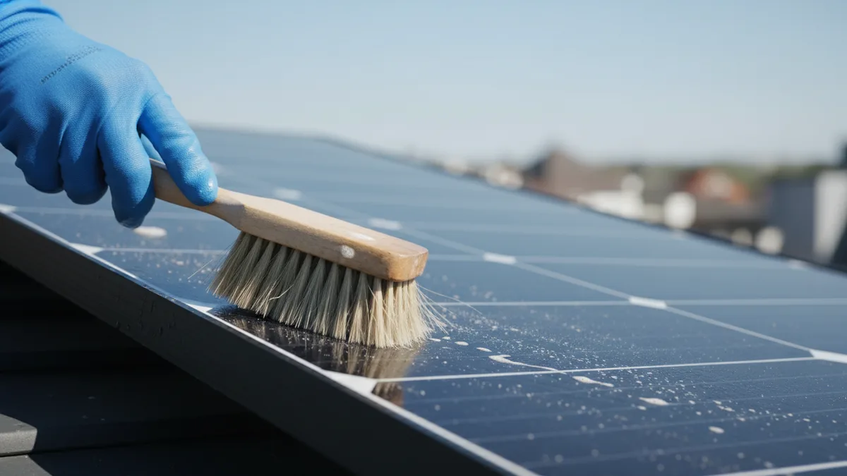Jak vyčistit fotovoltaické panely bez poškození krok za krokem