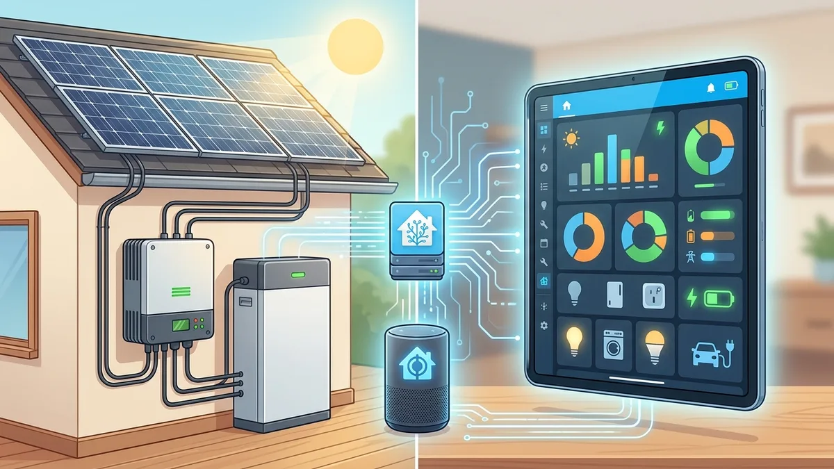Home Assistant integrace fotovoltaiky návod 2026