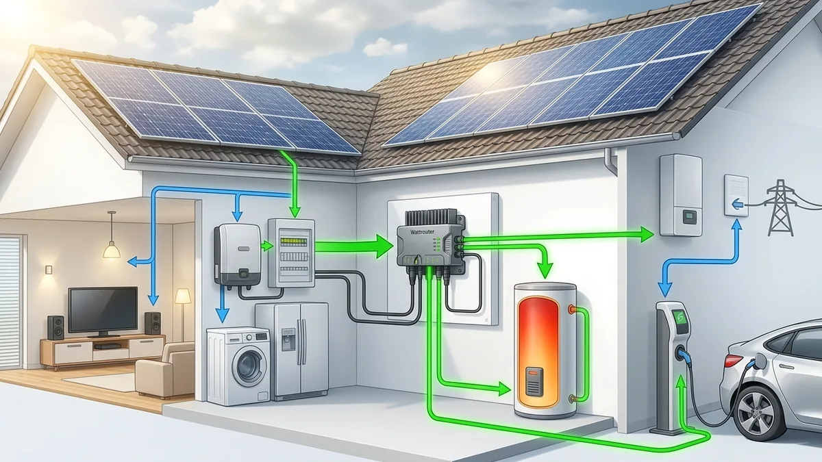 Chytré řízení spotřeby z fotovoltaiky Wattrouter 2026