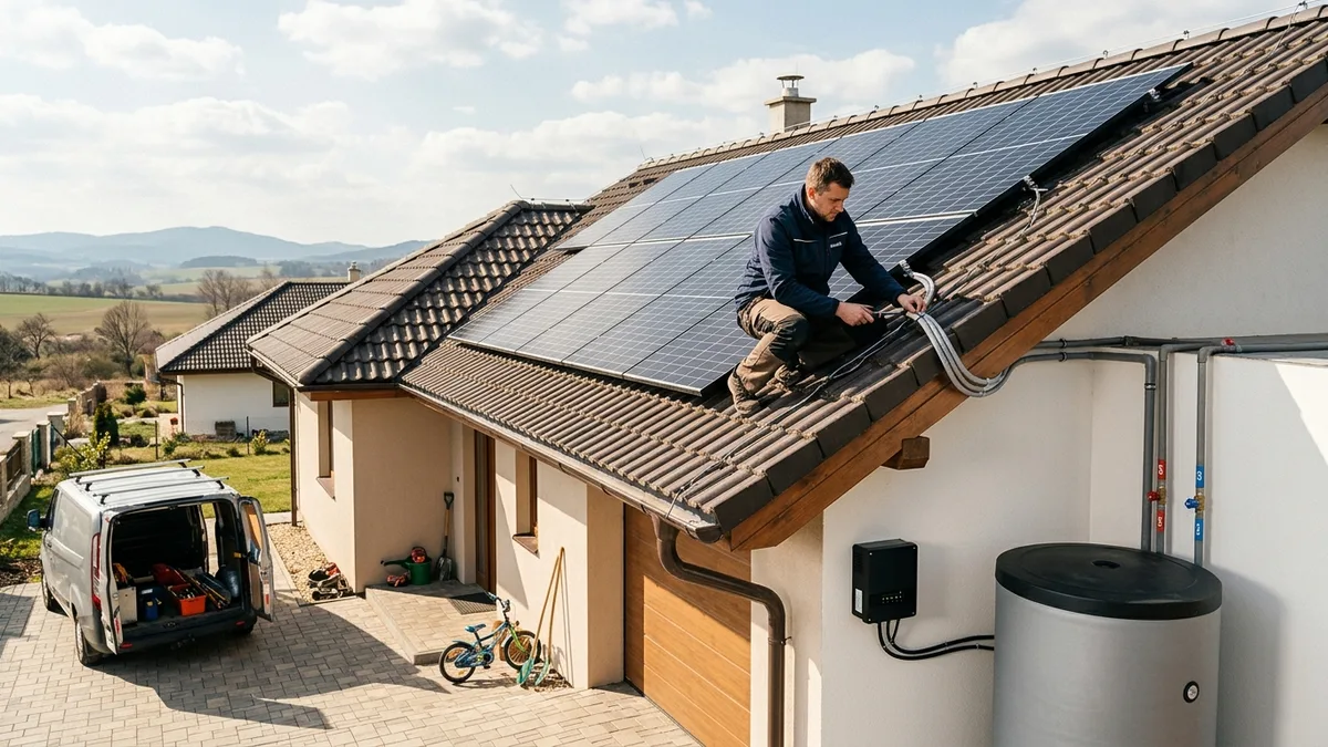 Jak funguje fotovoltaický ohřev vody 2026: Úspora a návod